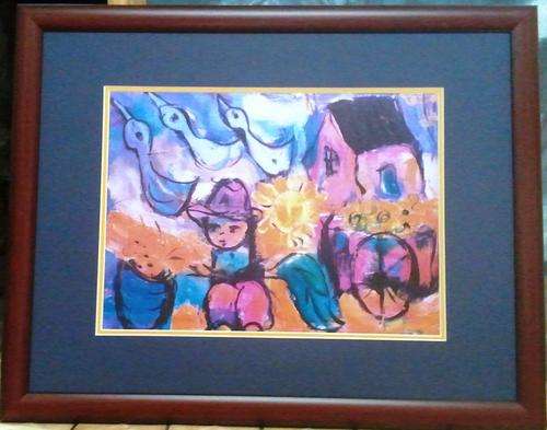 FRAMED FRANS CLAERHOUT REPRODUCTION NOT SIGNED BY CLAERHOUT