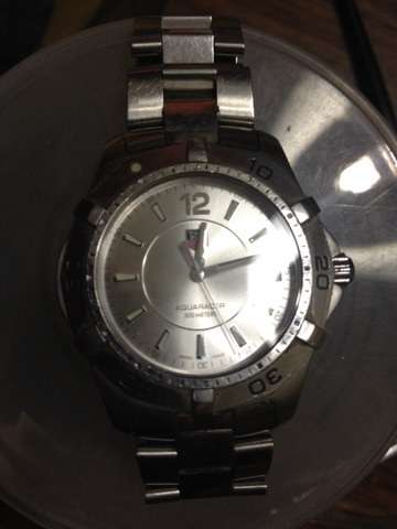 TAG Heuer WAF1112 Silver Aquaracer Watch