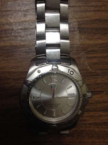 TAG Heuer WAF1112 Silver Aquaracer Watch