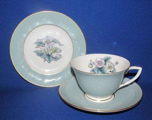 Royal Worcester Fine Bone China "Woodland" Trio