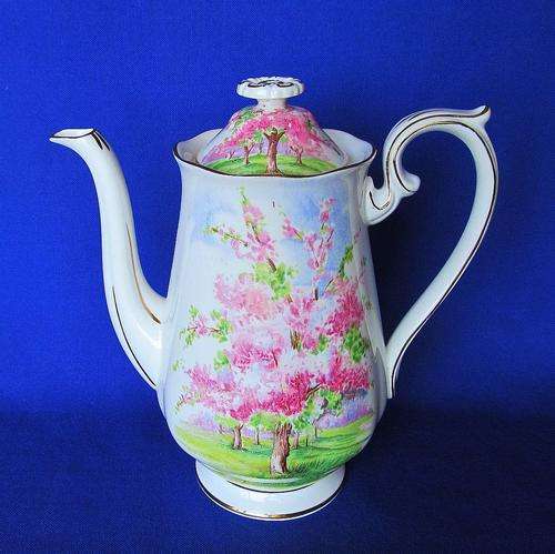 Royal Albert "Blossom Time" Coffee Pot
