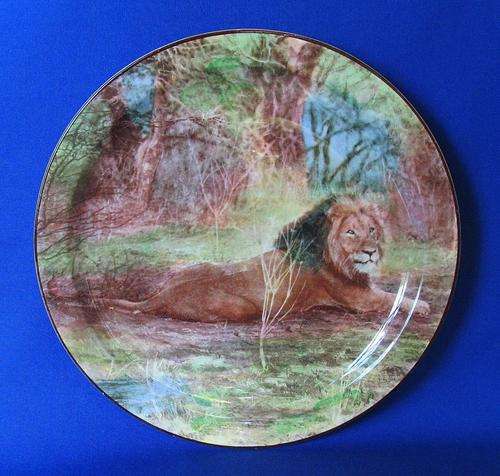 Royal Doulton South African Series "Lion" Display/Rack Plate - D5723
