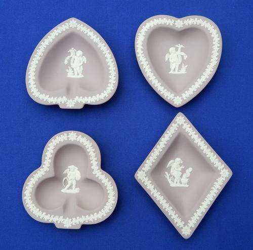 Wedgwood LILAC "Cupid Four Seasons" RARE Complete Collectors Bridge Card Set