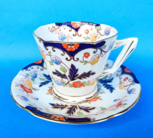 Royal Albert Crown China  " Bognor " Duo - Circa 1930s - Made In England