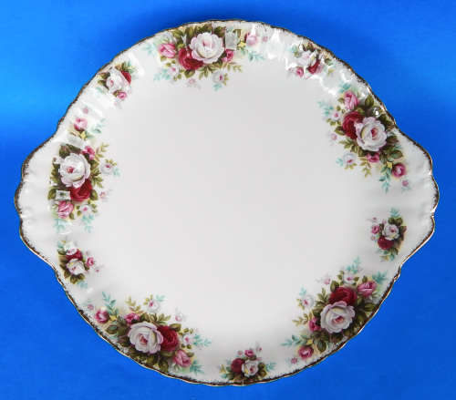 Royal Albert  " Celebration "  Fluted Cake Plate - Made In England