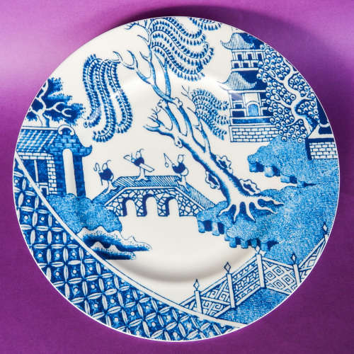 Wedgwood " After Willow" By Robert Dawson Collector's Plate - No 4 BRIDGE - Boxed