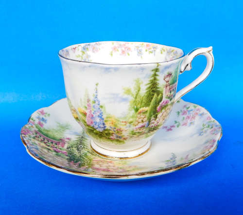 Royal Albert " Kentish Rockery "  Duo - Made In England