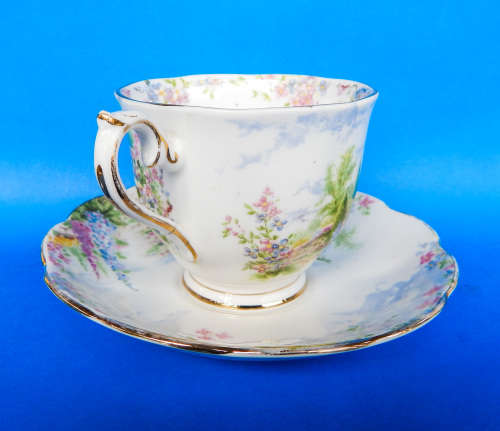 Royal Albert " Kentish Rockery "  Duo - Made In England