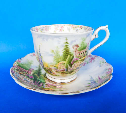 Royal Albert " Kentish Rockery "  Duo - Made In England