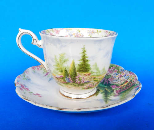 Royal Albert " Kentish Rockery "  Duo - Made In England