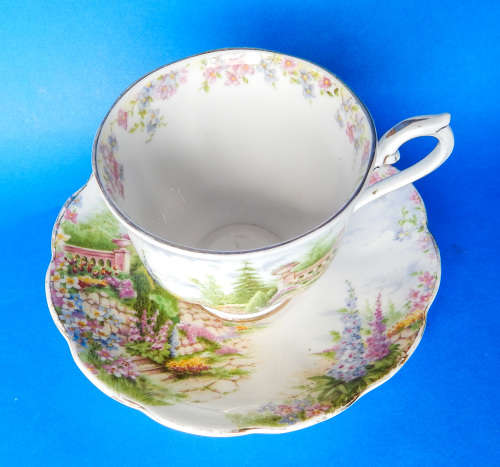Royal Albert " Kentish Rockery "  Duo - Made In England