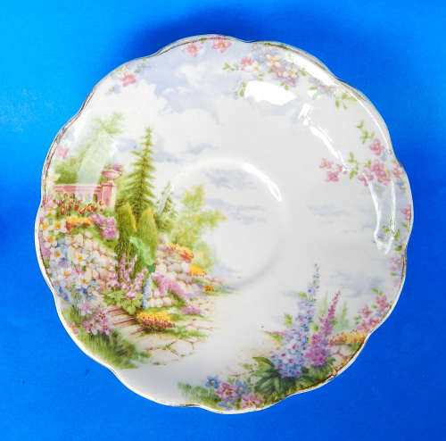 Royal Albert " Kentish Rockery "  Duo - Made In England
