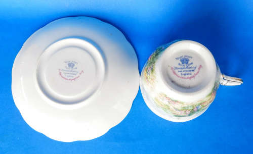 Royal Albert " Kentish Rockery "  Duo - Made In England