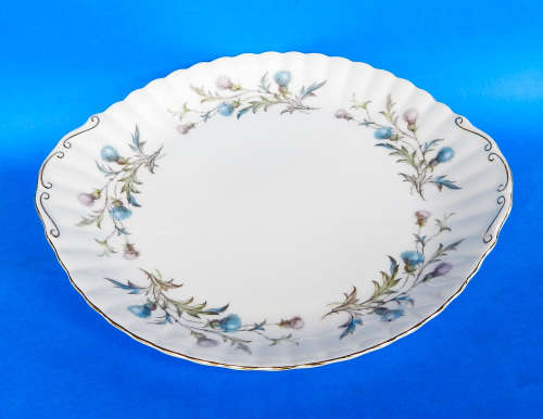 Royal Albert  " Brigadoon (Scottish Thistle) " Cake Plate - Made In England