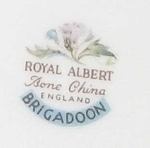Royal Albert  " Brigadoon (Scottish Thistle) " Cake Plate - Made In England