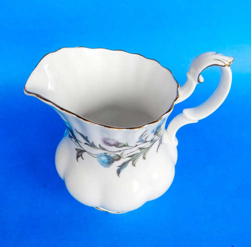 Royal Albert  " Brigadoon (Scottish Thistle) " Milk Jug - Made In England