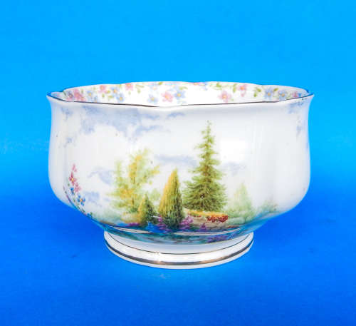 Royal Albert  " Kentish Rockery " Sugar Bowl - Made In England