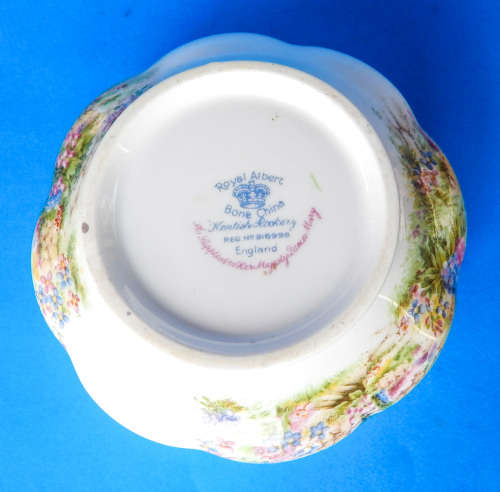 Royal Albert  " Kentish Rockery " Sugar Bowl - Made In England