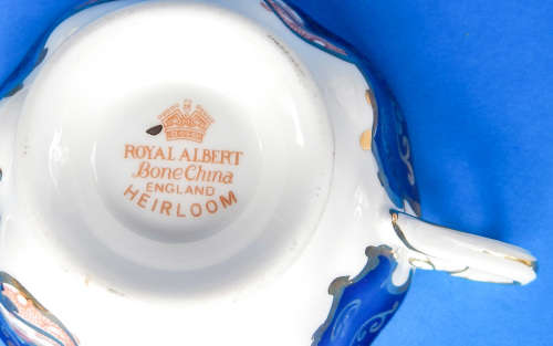 Royal Albert  " Heirloom "  Trio - AVON Shape - Made In England