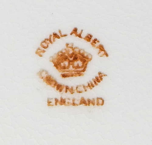 Royal Albert Crown China  " Un-Named Imari Pattern #657 " Cake Plate -1925-1927 - Made In England