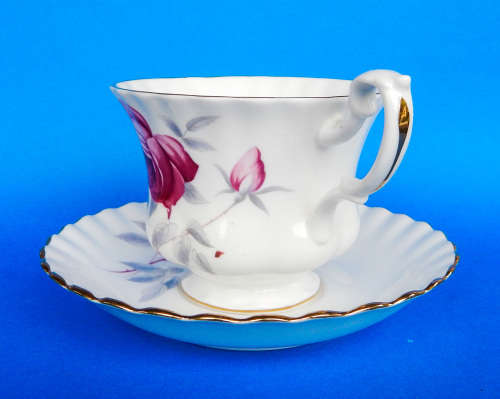 Royal Albert Un-Named " Rose " Pattern #371 Trio - Made In England