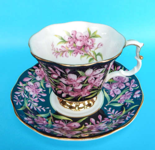 Royal Albert Provincial Flowers Series Duo - Fireweed - Made In England