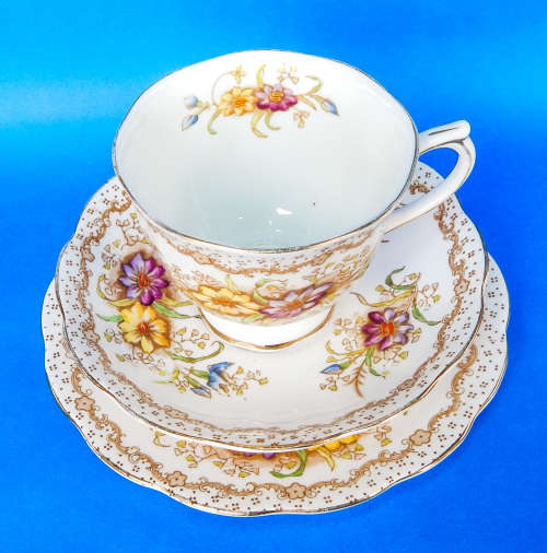 Royal Albert " GEM " Trio - Made In England