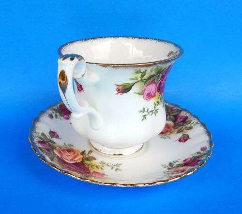 Royal Albert "Old Country Roses" Coffee Duo - Made In England