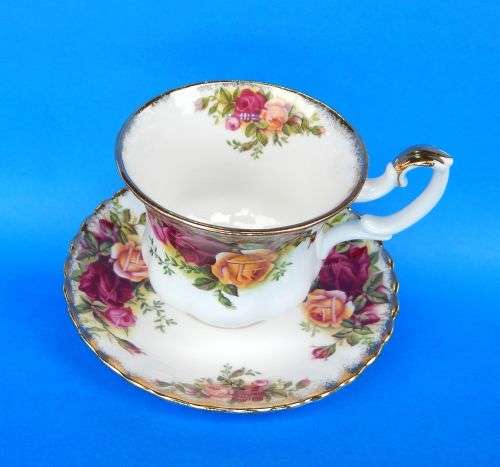 Royal Albert "Old Country Roses" Coffee Duo - Made In England