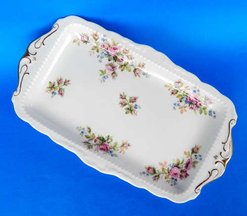 Royal Albert  " Moss Rose " Sandwich Tray