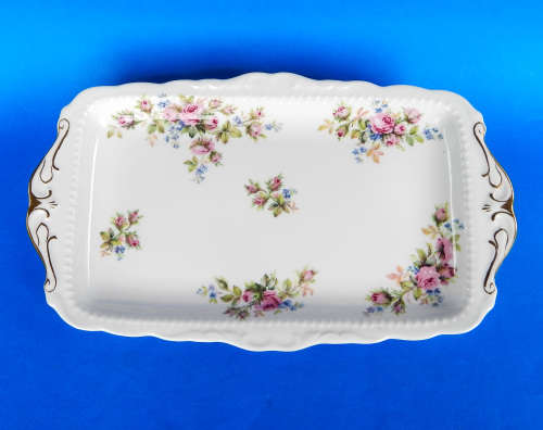 Royal Albert  " Moss Rose " Sandwich Tray