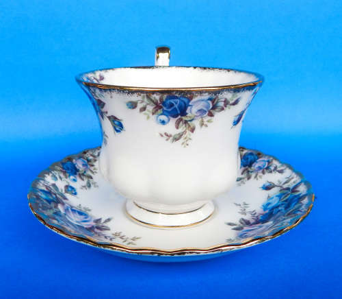 Royal Albert " Moonlight Rose " Trio - Made In England