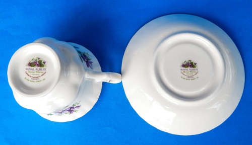 Royal Albert Flower Of The Month Duo - February - Violets - Made In England