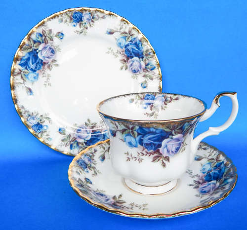 Royal Albert " Moonlight Rose " Trio - Made In England
