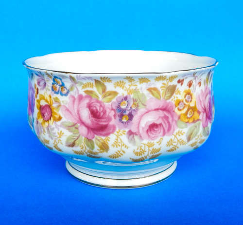 Royal Albert " Serena " Sugar Bowl - Made In England