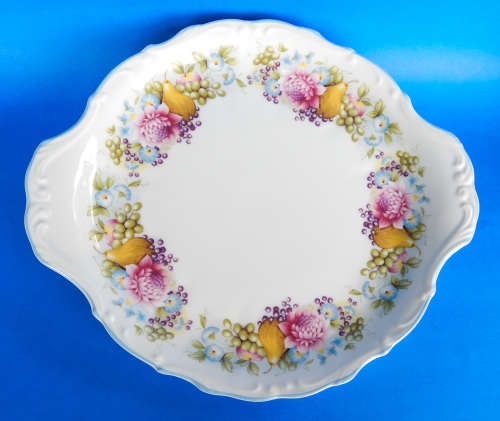 Royal Albert  " Summer Garland "  Cake Plate - Made In England