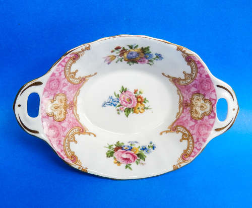 Royal Albert " Lady Carlyle " Tab Handled Dish - Made In England
