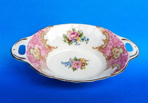 Royal Albert " Lady Carlyle " Tab Handled Dish - Made In England