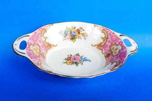 Royal Albert " Lady Carlyle " Tab Handled Dish - Made In England