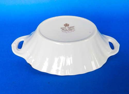 Royal Albert " Lady Carlyle " Tab Handled Dish - Made In England