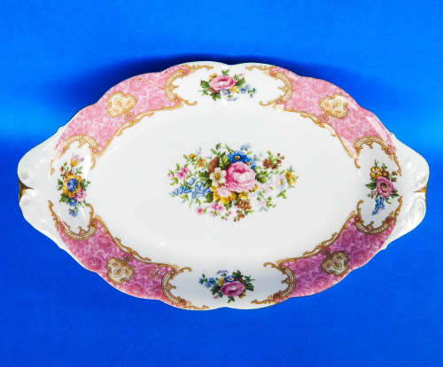 Royal Albert " Lady Carlyle " Regal Tray/Oval Dish - 26 cm - Made In England