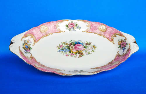 Royal Albert " Lady Carlyle " Regal Tray/Oval Dish - 26 cm - Made In England