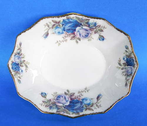 Royal Albert " Moonlight Rose " Sweet Dish - Made In England