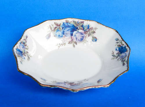 Royal Albert " Moonlight Rose " Sweet Dish - Made In England