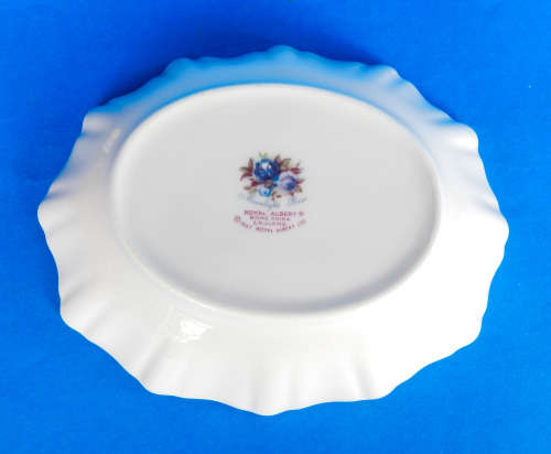 Royal Albert " Moonlight Rose " Sweet Dish - Made In England