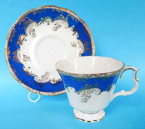 Royal Albert Regina Series Duo - Sapphire - Made In England