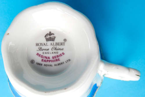 Royal Albert Regina Series Duo - Sapphire - Made In England