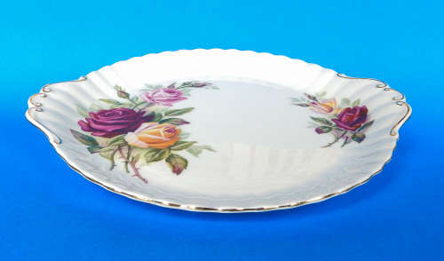 Royal Albert " King's Ransom " Cake Plate - Made In England
