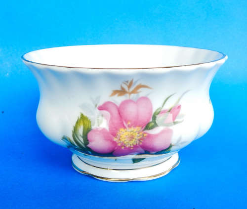 Royal Albert  " Prairie Rose "  Milk Jug/Creamer And Sugar Bowl - Small Size - Made In England