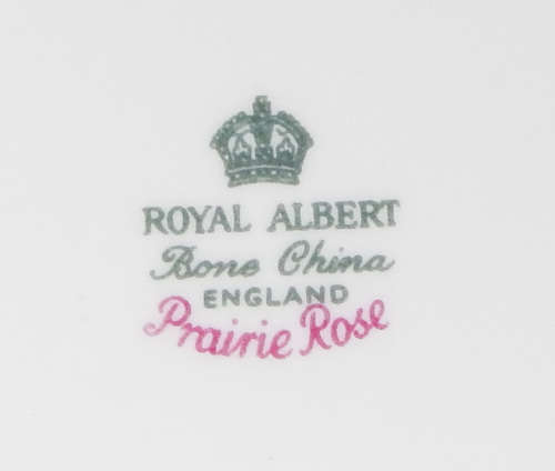 Royal Albert  " Prairie Rose "  Regal/Condiment Tray - Made In England